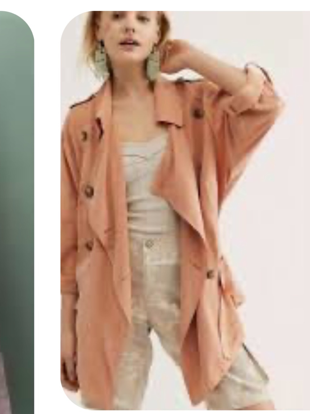 PNLP Double Breasted Trench Coat
